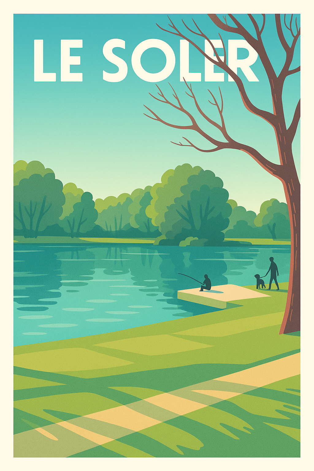 Affiche de Le Soler - Escapade nature au bord de l'eau