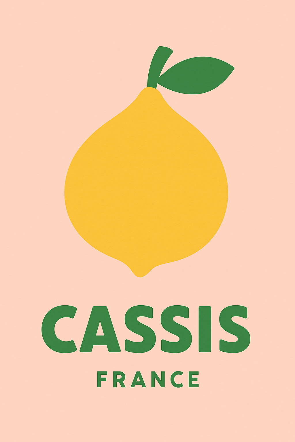 Affiche Cassis — Charme et fraîcheur méditerranéenne · poster d'art de Cassis