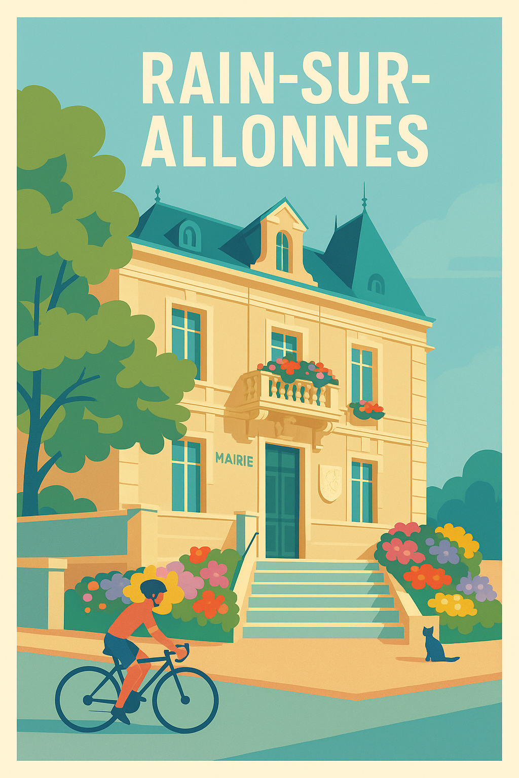Affiche de Brain-sur-Allonnes - Charme et tranquillité à la mairie
