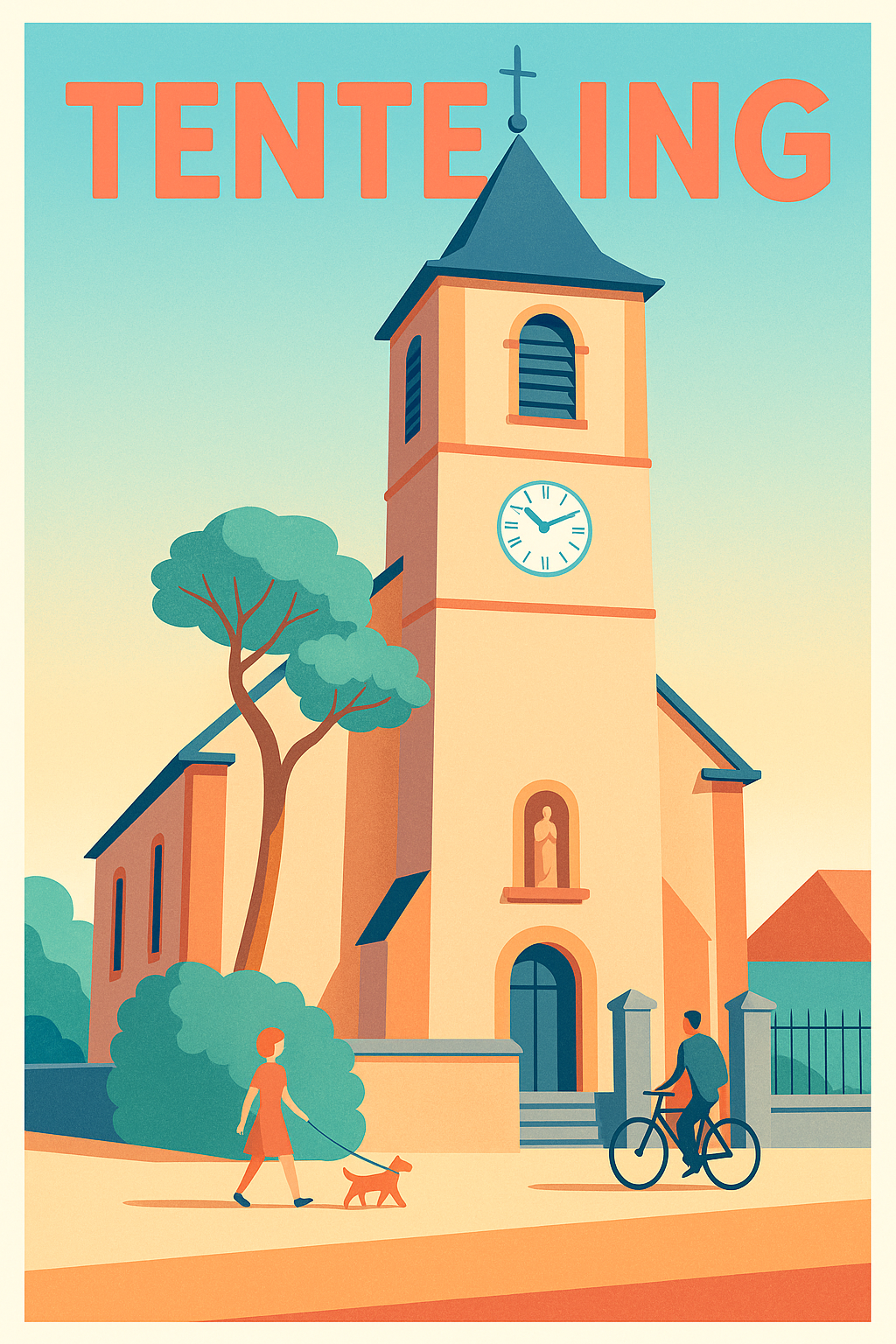 Affiche de Tenteling - Une invitation à la sérénité locale