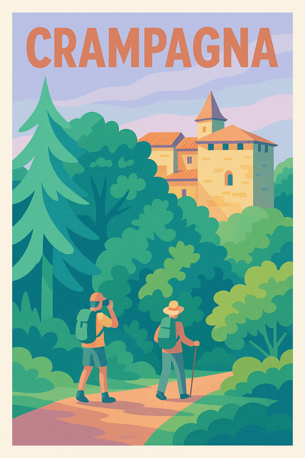 Affiche de Crampagna - Promenade au cœur de la nature et du patrimoine