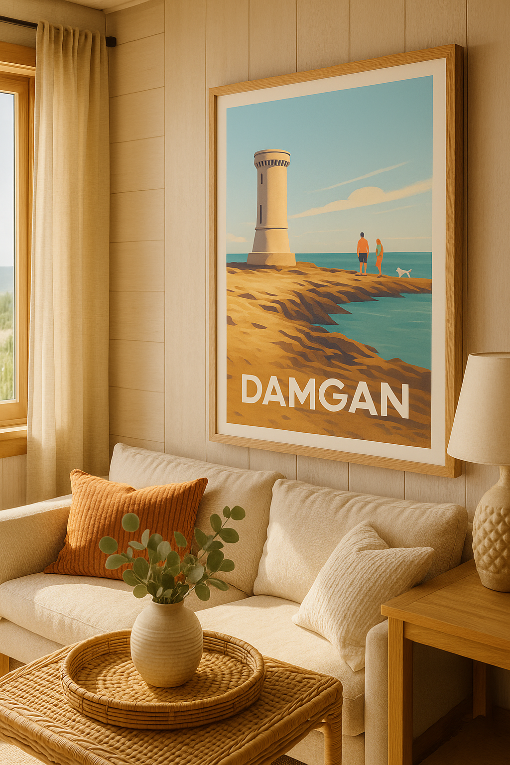 Mise en situation Affiche de Damgan - Escapade côtière et nature préservée
