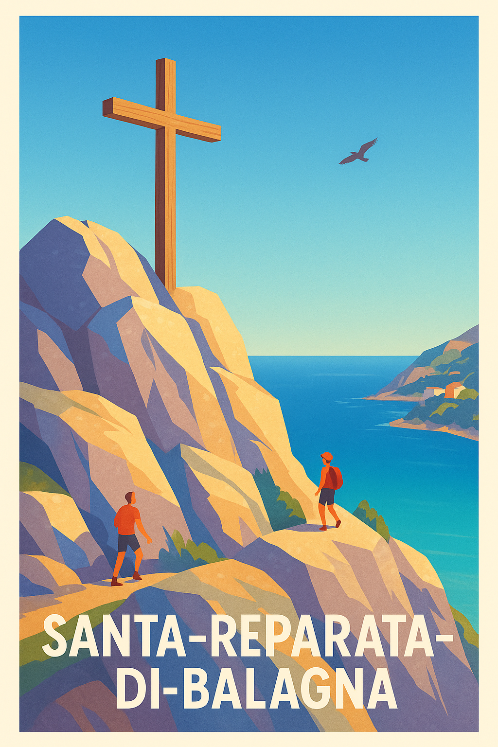 Affiche de Santa-Reparata-di-Balagna - Escapade entre mer et montagne