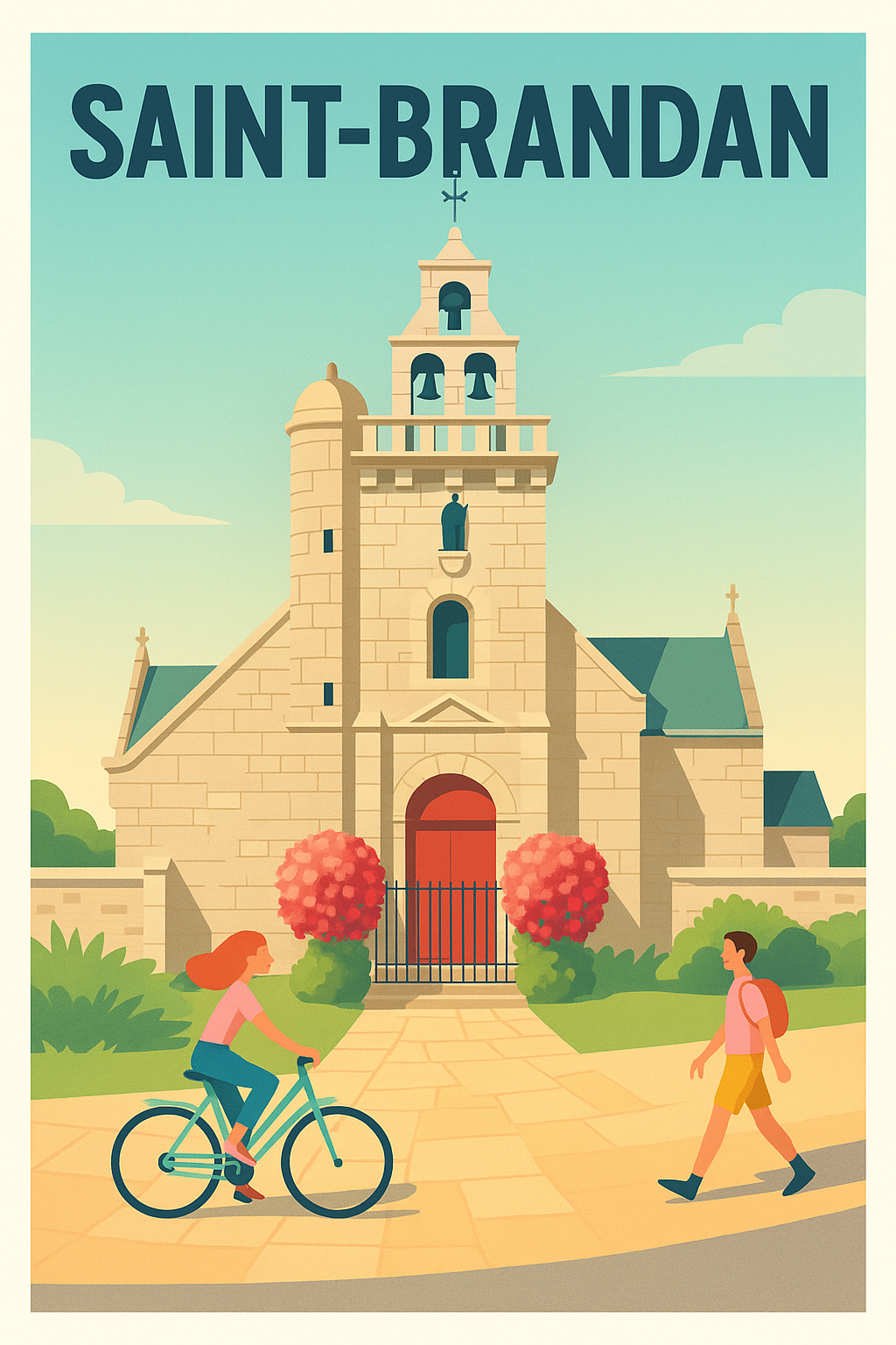 Affiche de Saint-Brandan - Charme et douceur d'une promenade paisible