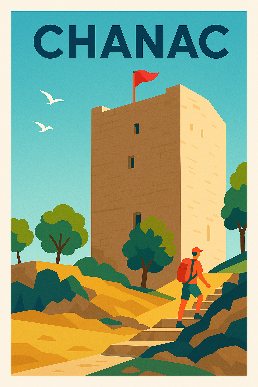 Affiche de Chanac - Évasion et découverte au cœur de la nature