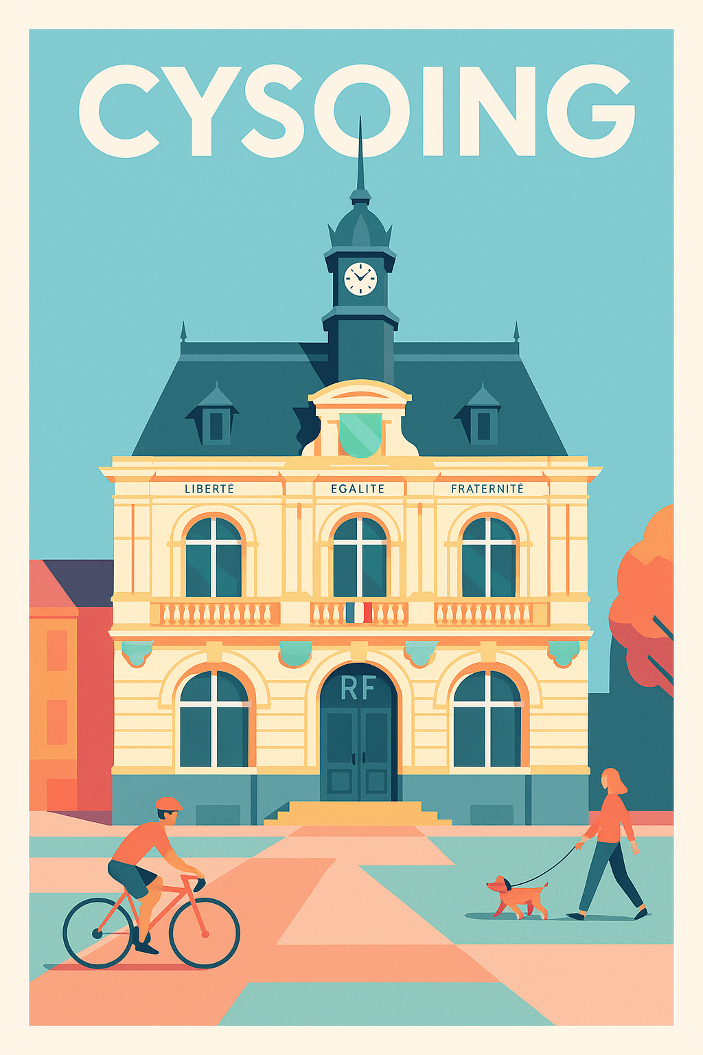 Affiche de Cysoing - L'élégance du patrimoine local