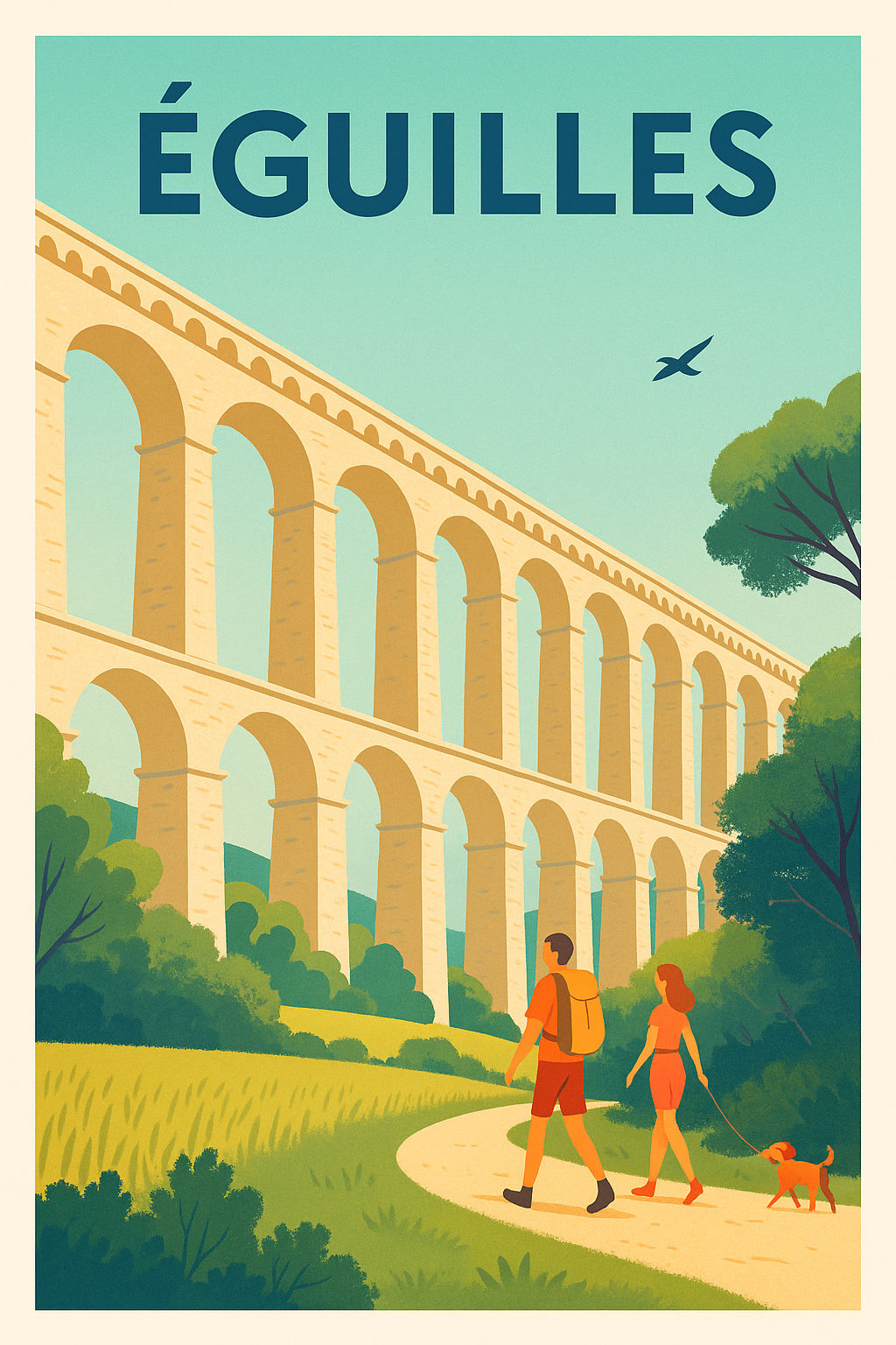 Affiche de Éguilles - Promenade sous l'aqueduc historique