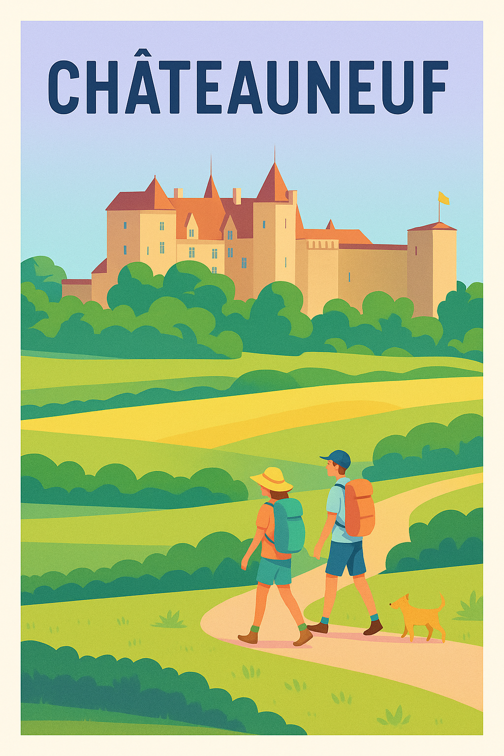 Affiche de Châteauneuf - Une balade au cœur du patrimoine