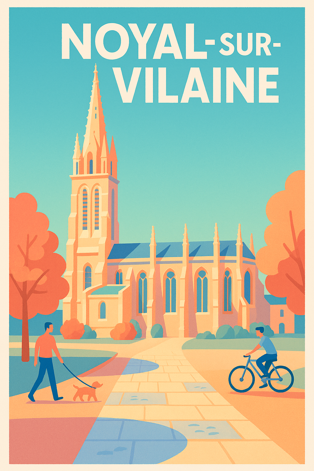 Affiche de Noyal-sur-Vilaine - Charme et douceur en bord de Vilaine