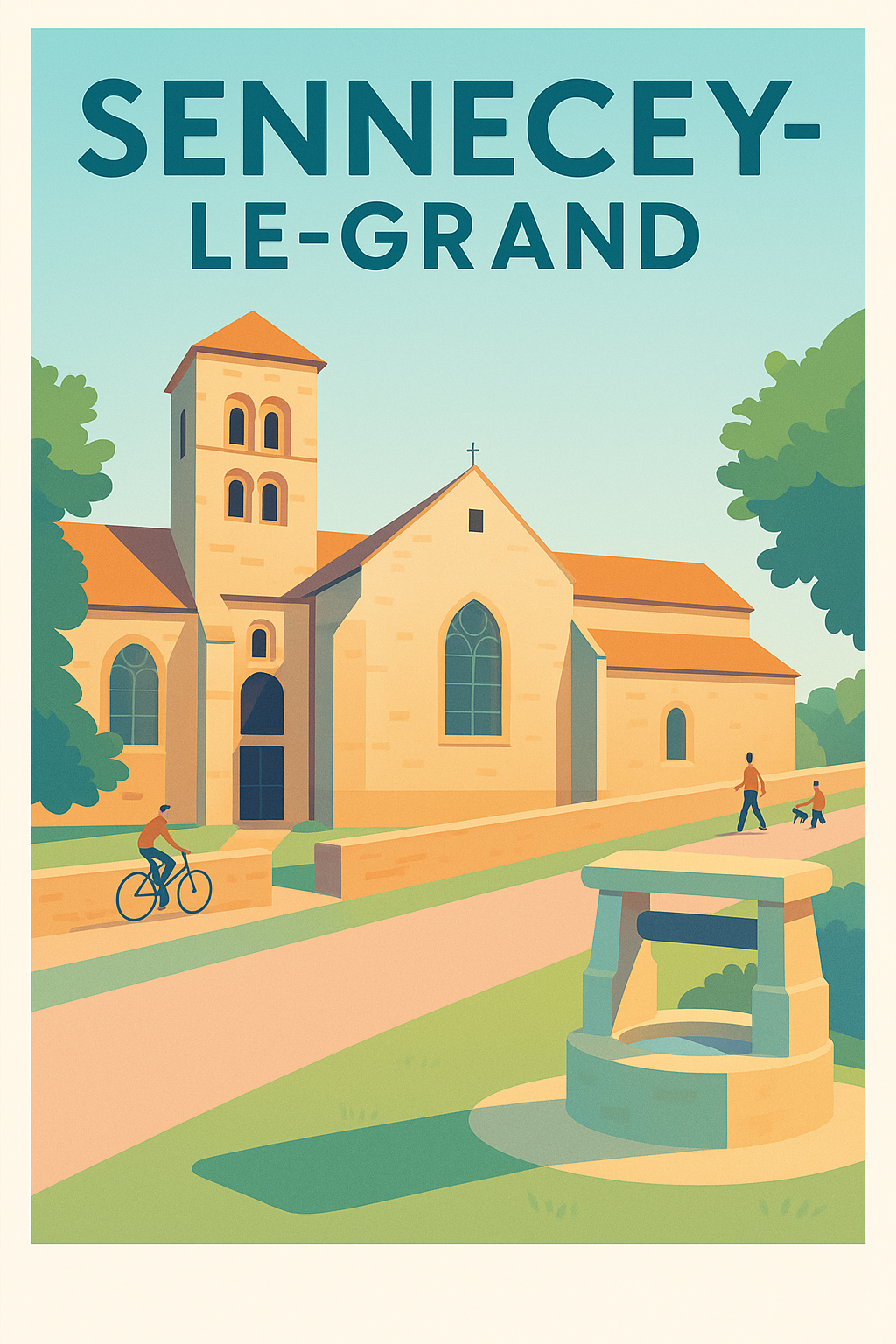 Affiche de Sennecey-le-Grand - Charme authentique et sérénité