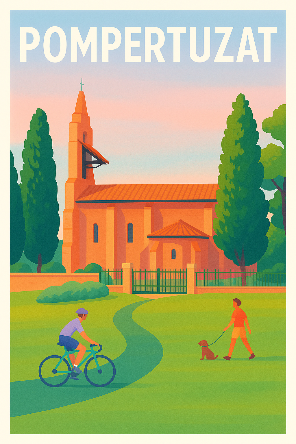 Affiche de Pompertuzat - Charme bucolique du Sud-Ouest