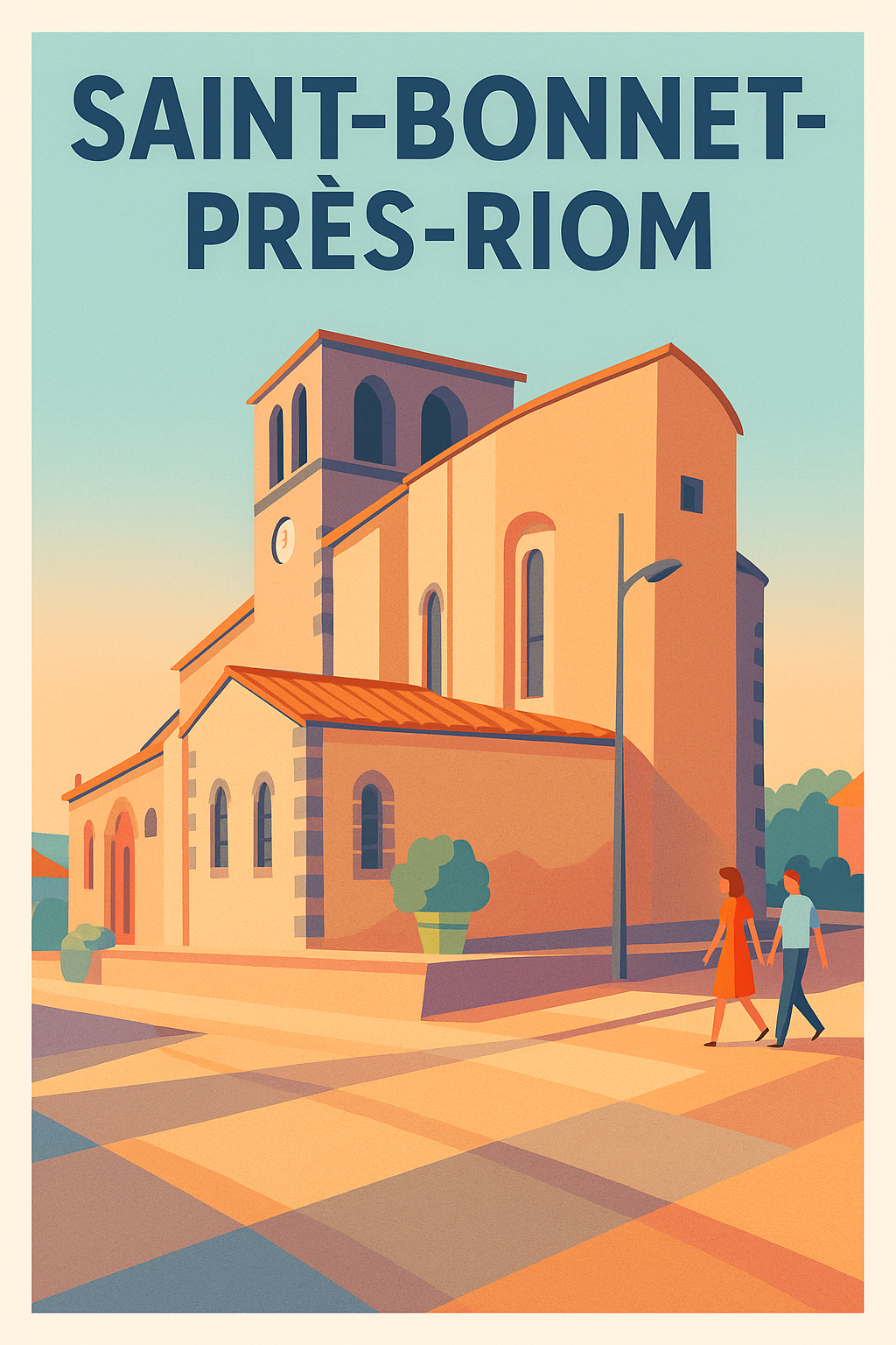 Affiche de Saint-Bonnet-près-Riom - Charme et sérénité au cœur de l'Auvergne