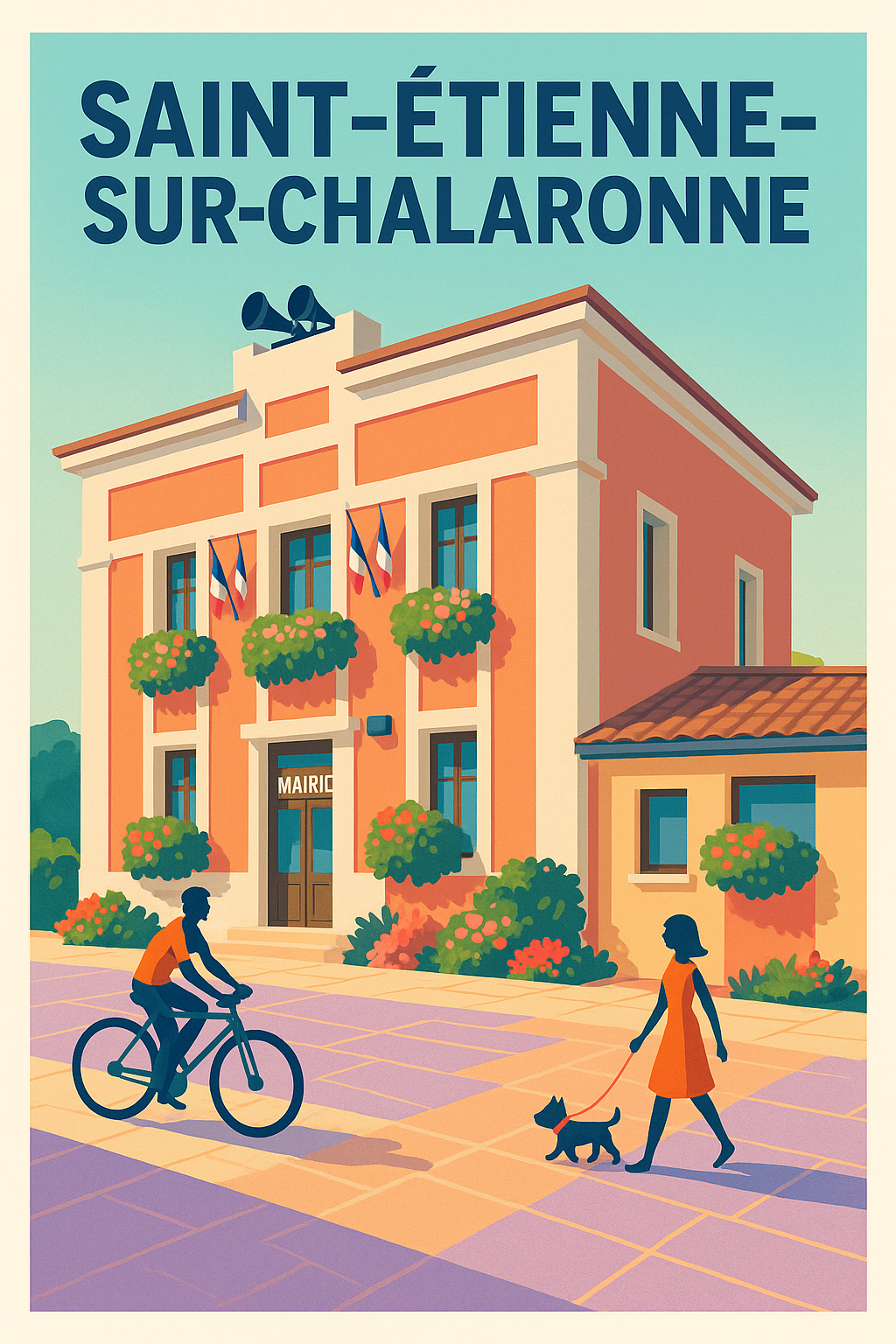 Affiche de Saint-Étienne-sur-Chalaronne - Charme et douceur de vie au cœur du village