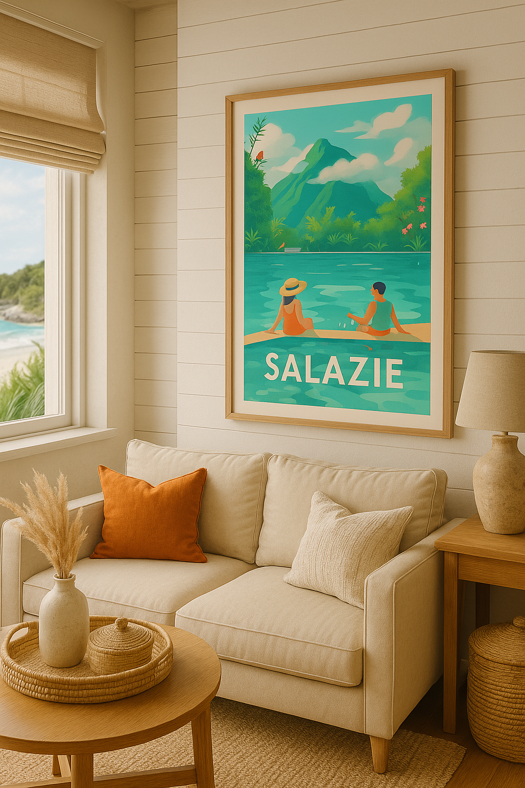 Affiche Salazie — Évasion Nature au Cœur de l'Île · poster d'art de Salazie