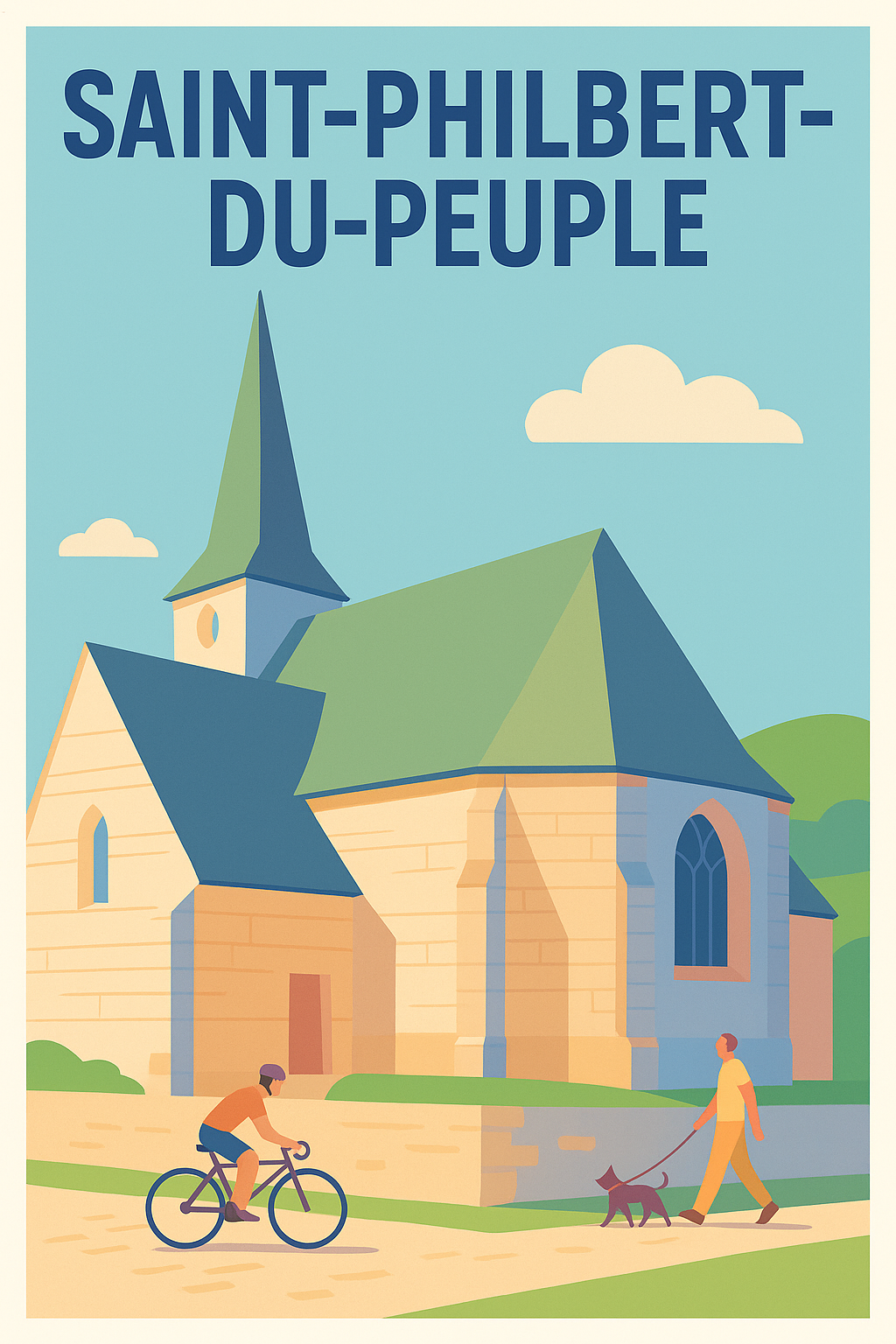 Affiche de Saint-Philbert-du-Peuple - Charme et sérénité au cœur de la campagne
