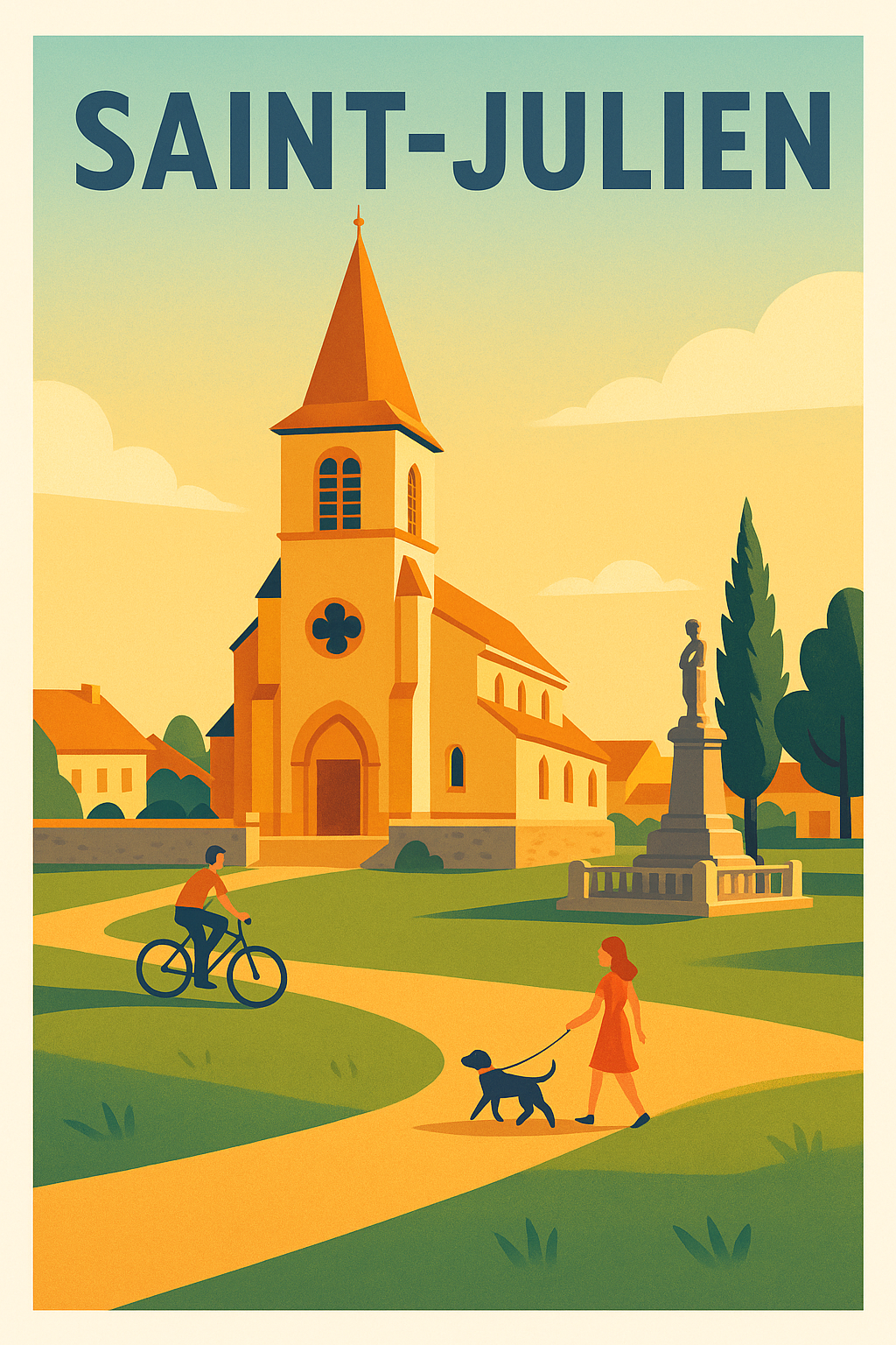 Affiche de Saint-Julien - Un havre de paix au cœur de la nature