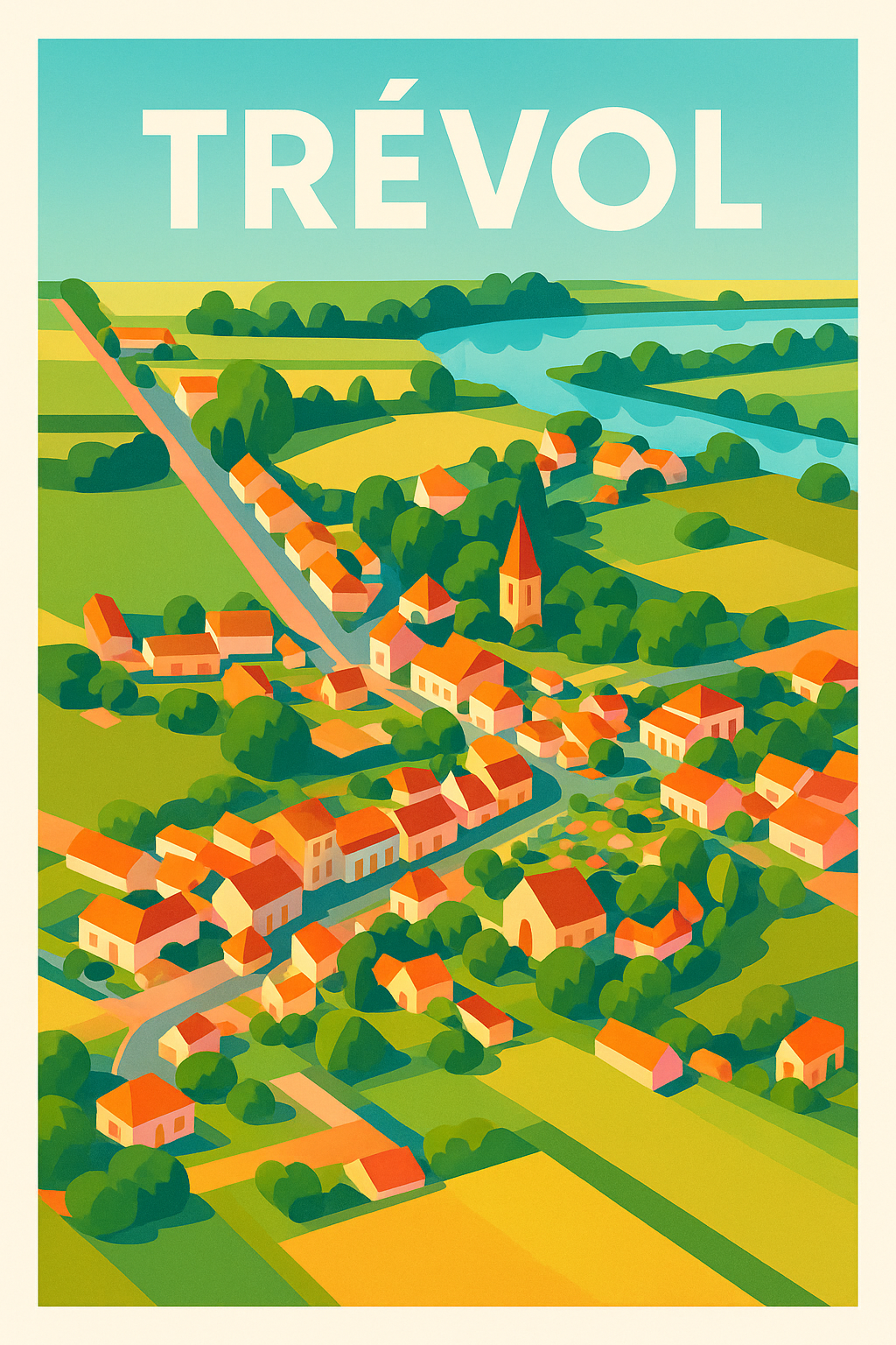 Affiche de Trévol - Charme villageois en pleine nature