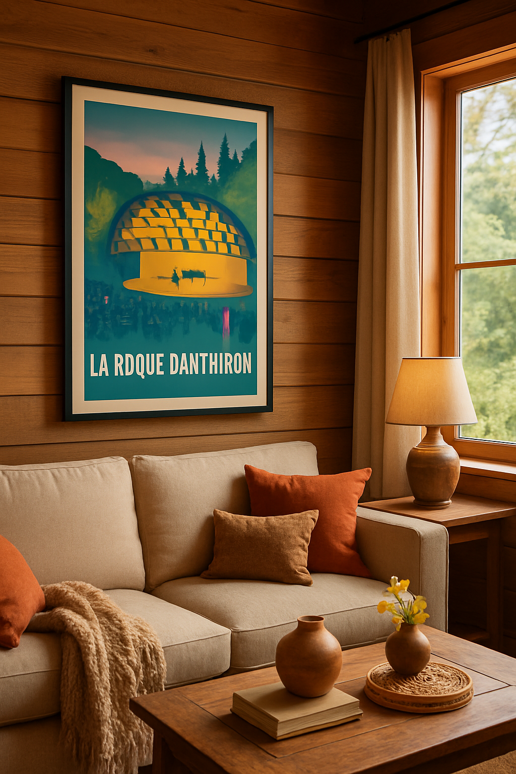 Affiche La Roque-d'Anthéron — Soirée magique au Festival de Piano · poster d'art de La Roque-d'Anthéron