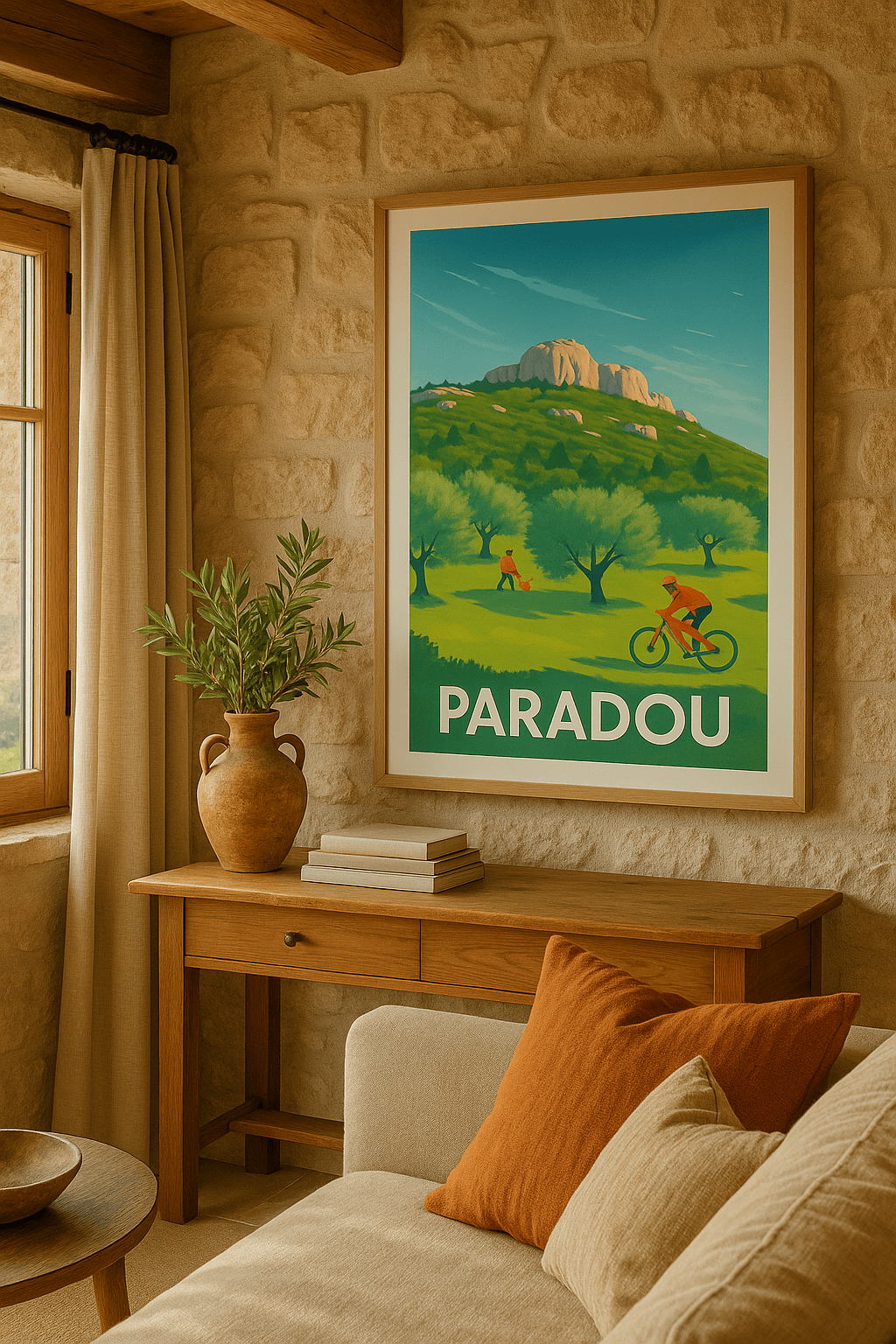 Affiche Paradou — L'évasion nature en Provence · poster d'art de Paradou