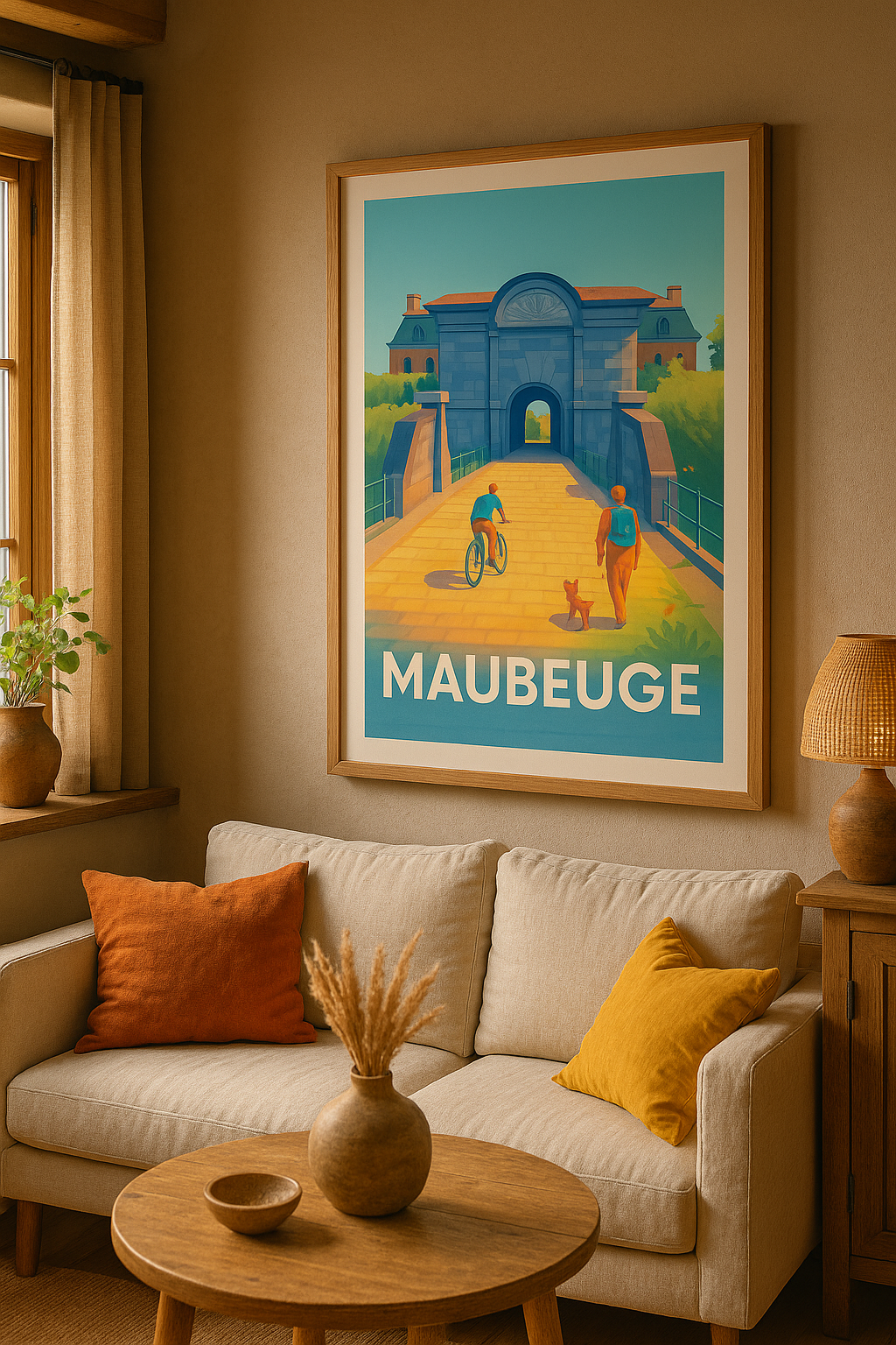 Mise en situation Affiche de Maubeuge - Escapade ensoleillée au cœur de la ville