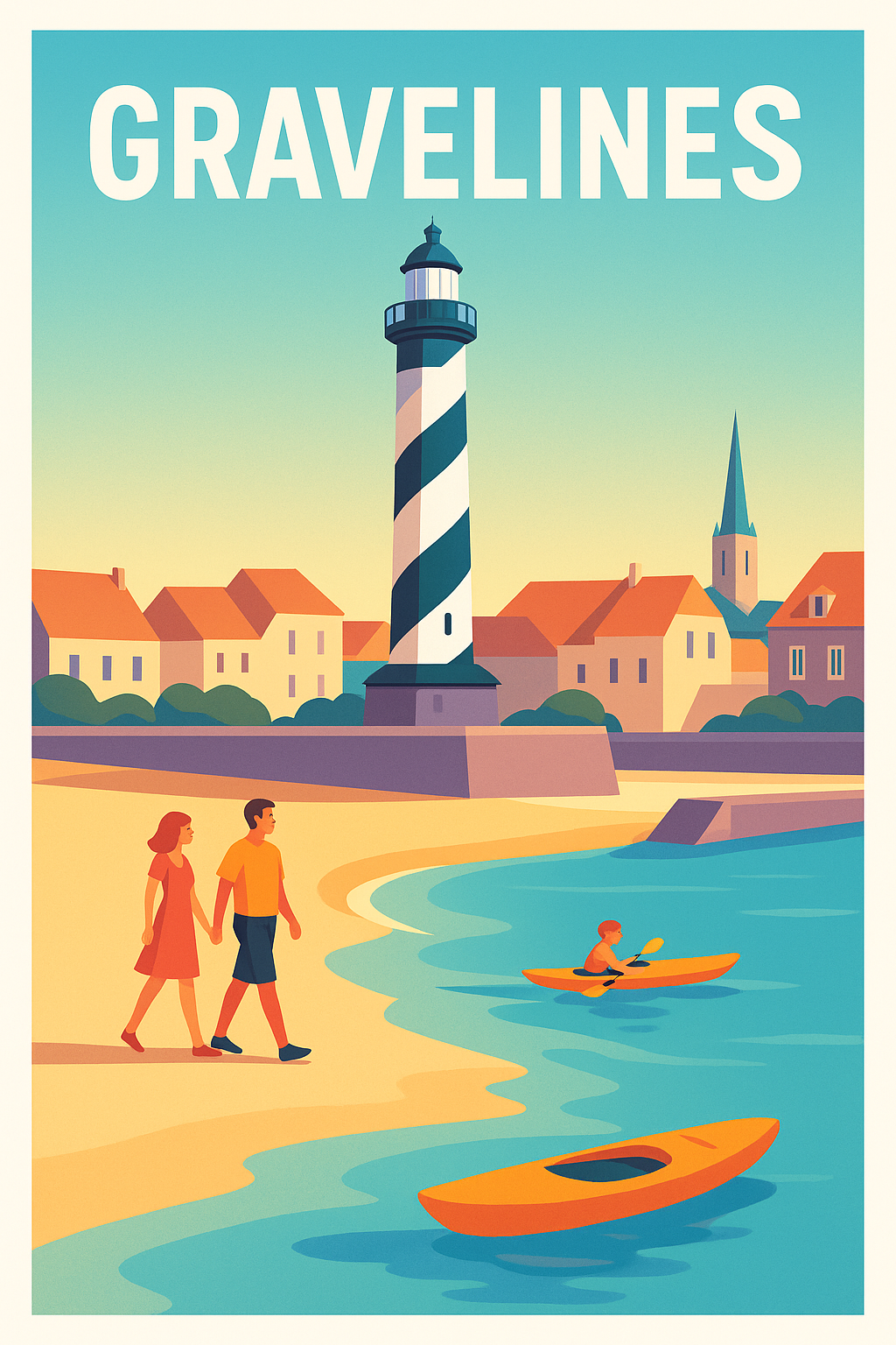 Affiche de Gravelines - Charme côtier et détente au bord de l'eau