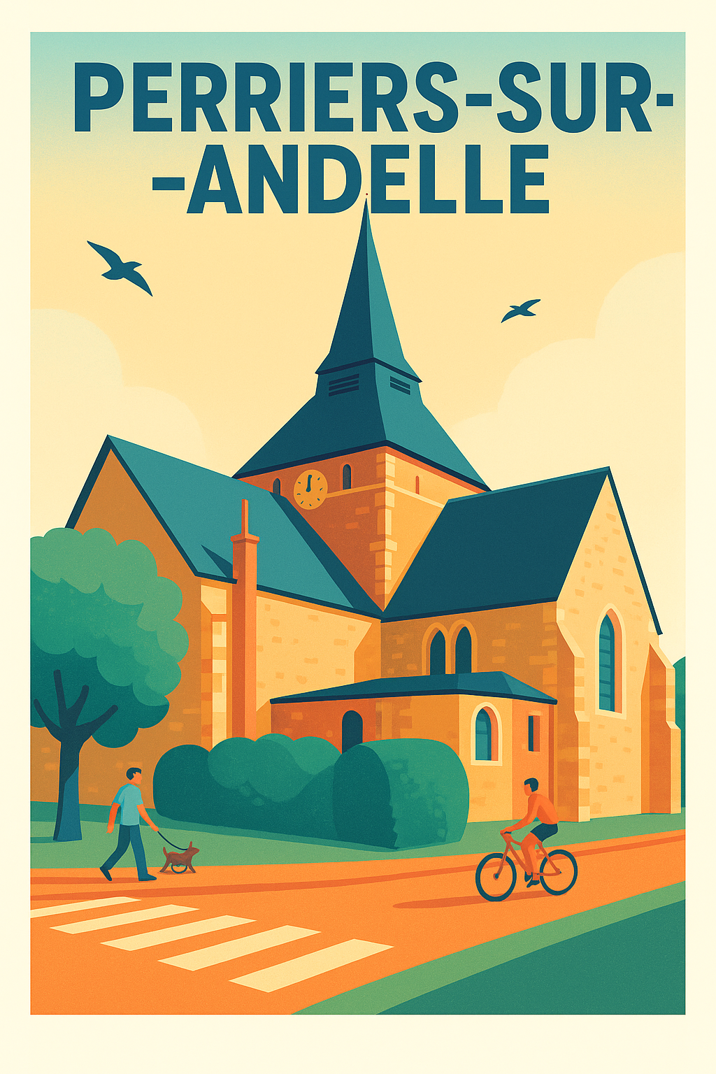 Affiche de Perriers-sur-Andelle - Charme paisible au cœur de la Normandie