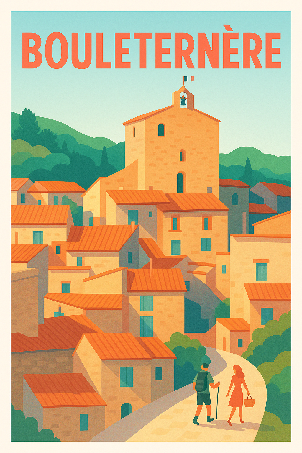 Affiche de Bouleternère - Charme authentique des ruelles catalanes