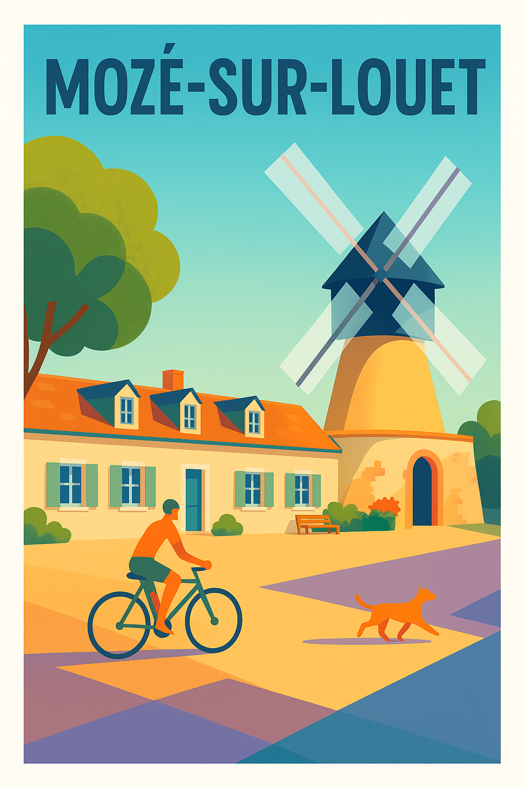 Affiche de Mozé-sur-Louet - Charme et sérénité à la campagne