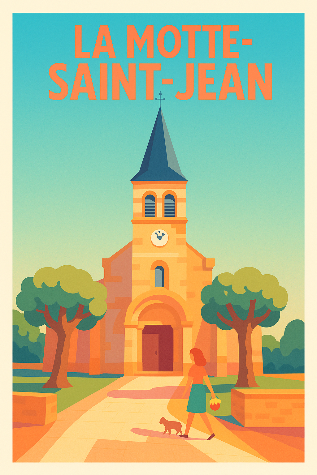Affiche de La Motte-Saint-Jean - Charme paisible au cœur du village