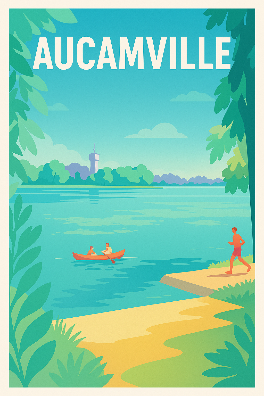 Affiche de Aucamville - Évasion au bord de l'eau