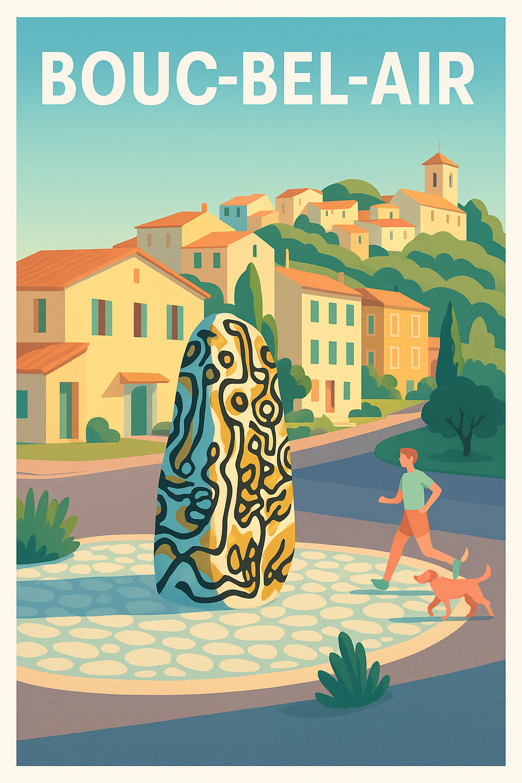 Affiche de Bouc-Bel-Air - Un coin de sérénité provençale