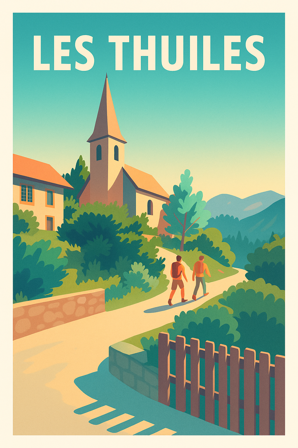 Affiche de Les Thuiles - Évasion nature au cœur des Alpes