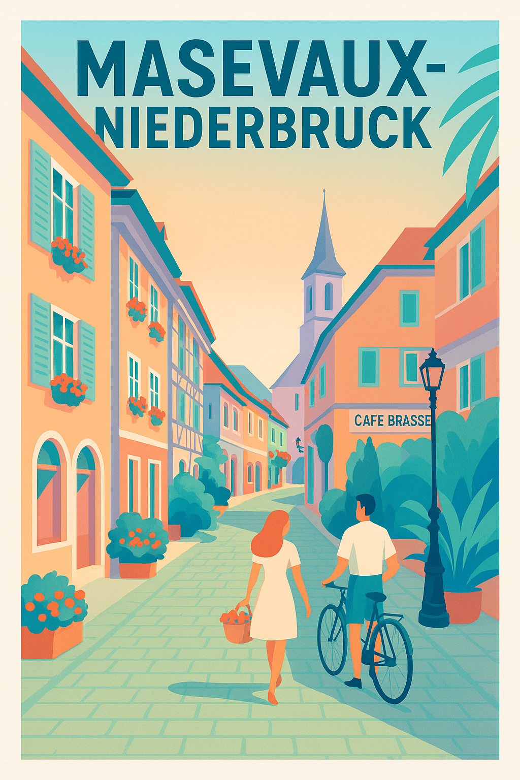 Affiche de Masevaux-Niederbruck - Charme paisible d'une ville alsacienne