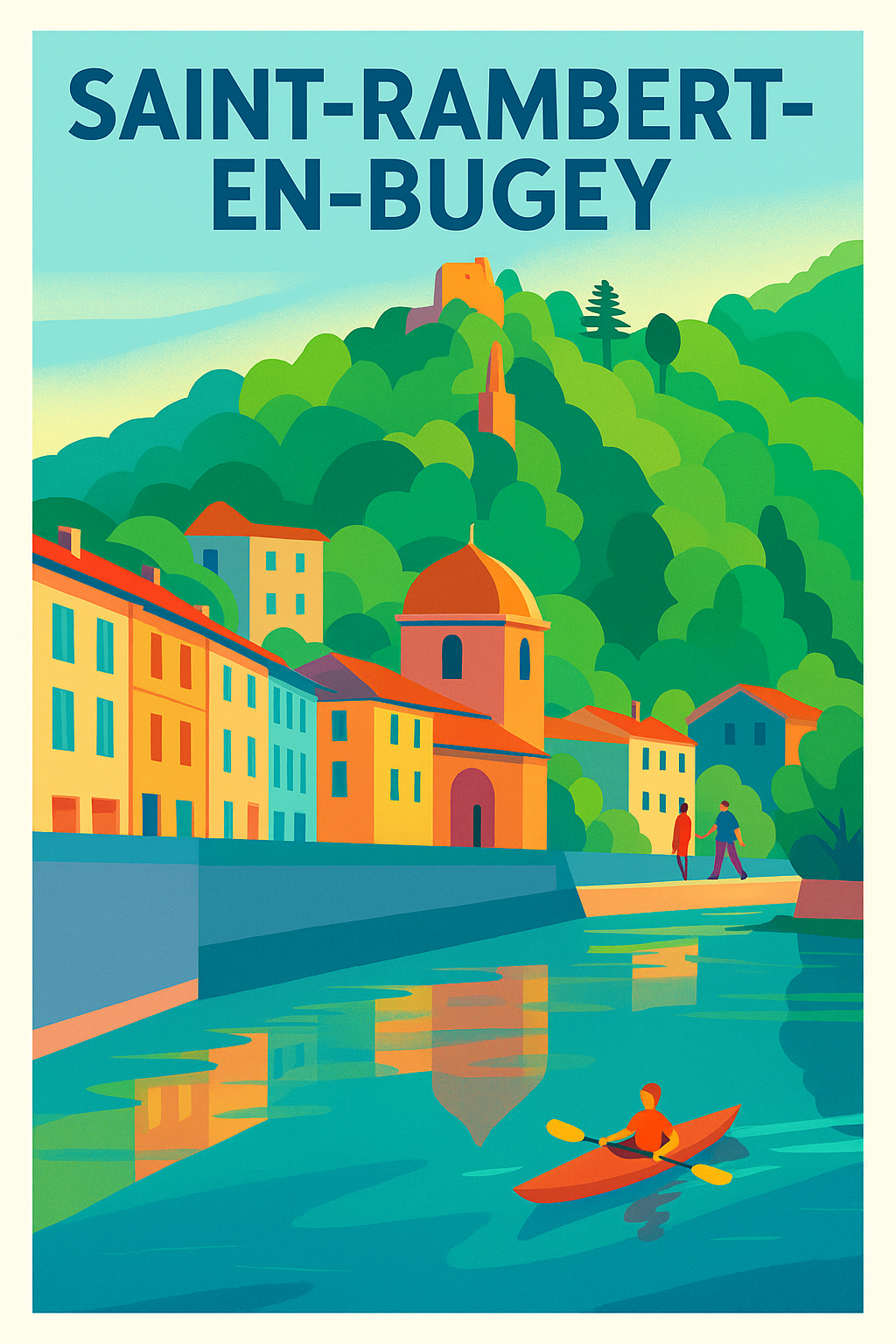 Affiche de Saint-Rambert-en-Bugey - Charme bucolique au bord de l'eau
