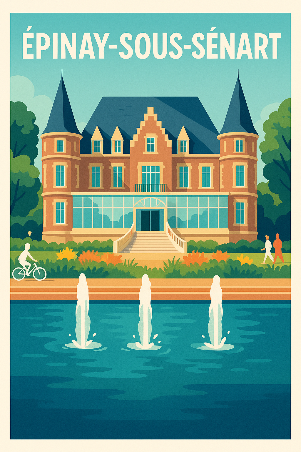 Affiche de Épinay-sous-Sénart - Élégance et sérénité au château