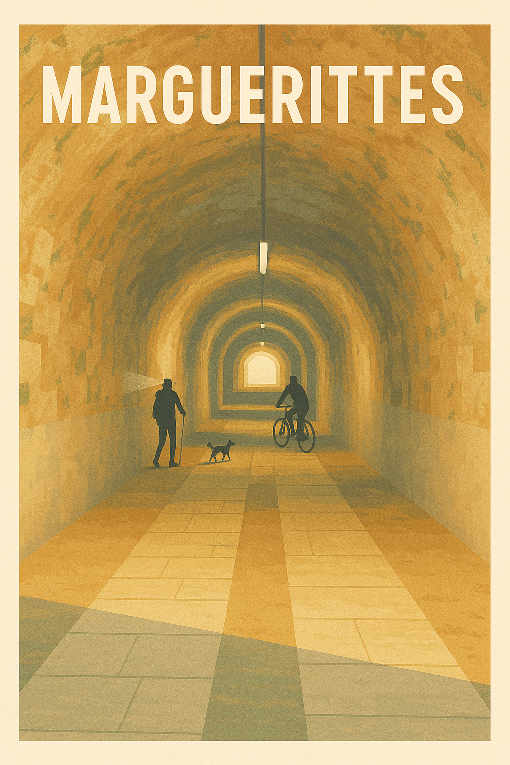 Affiche de Marguerittes - Sous le charme du passage illuminé