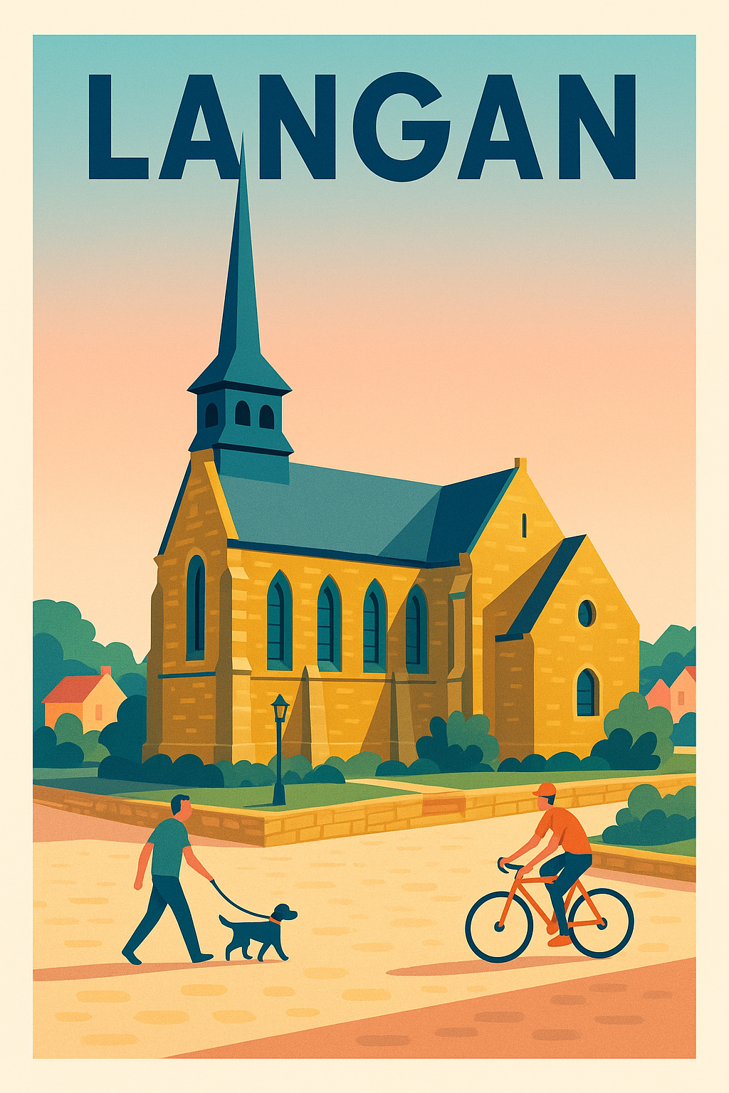 Affiche de Langan - Charme et sérénité au cœur du village