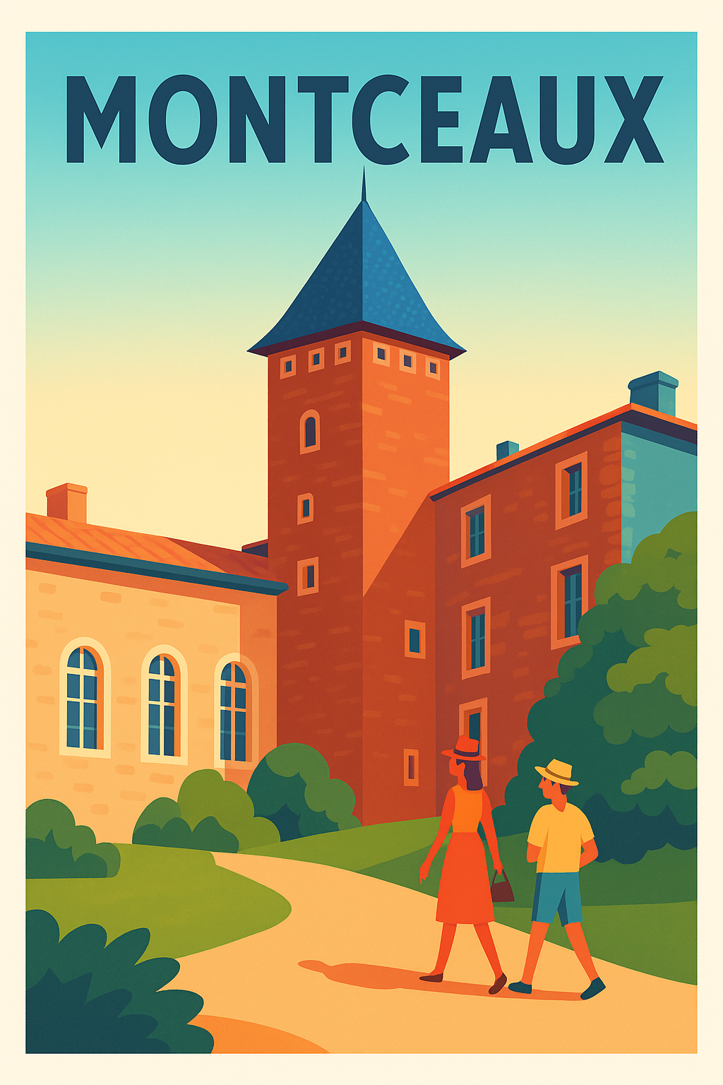 Affiche de Montceaux - Une promenade au cœur du patrimoine