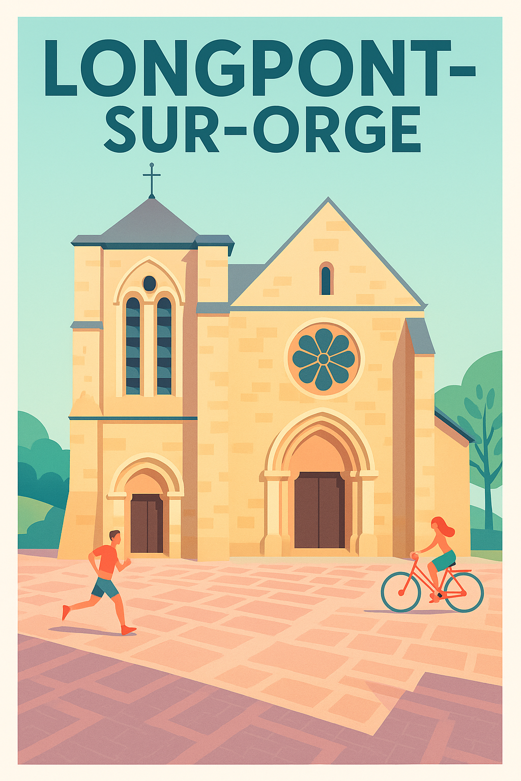Affiche de Longpont-sur-Orge - Charme et Sérénité à l'Église Historique