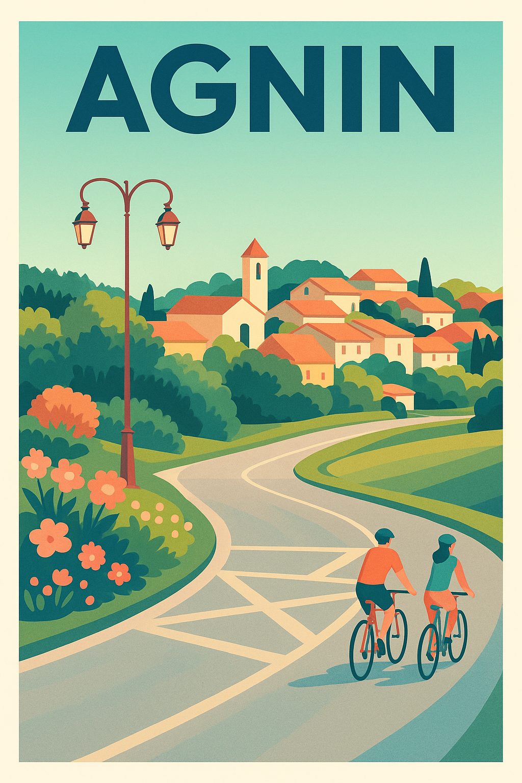 Affiche de Agnin - L'évasion à vélo au cœur du village