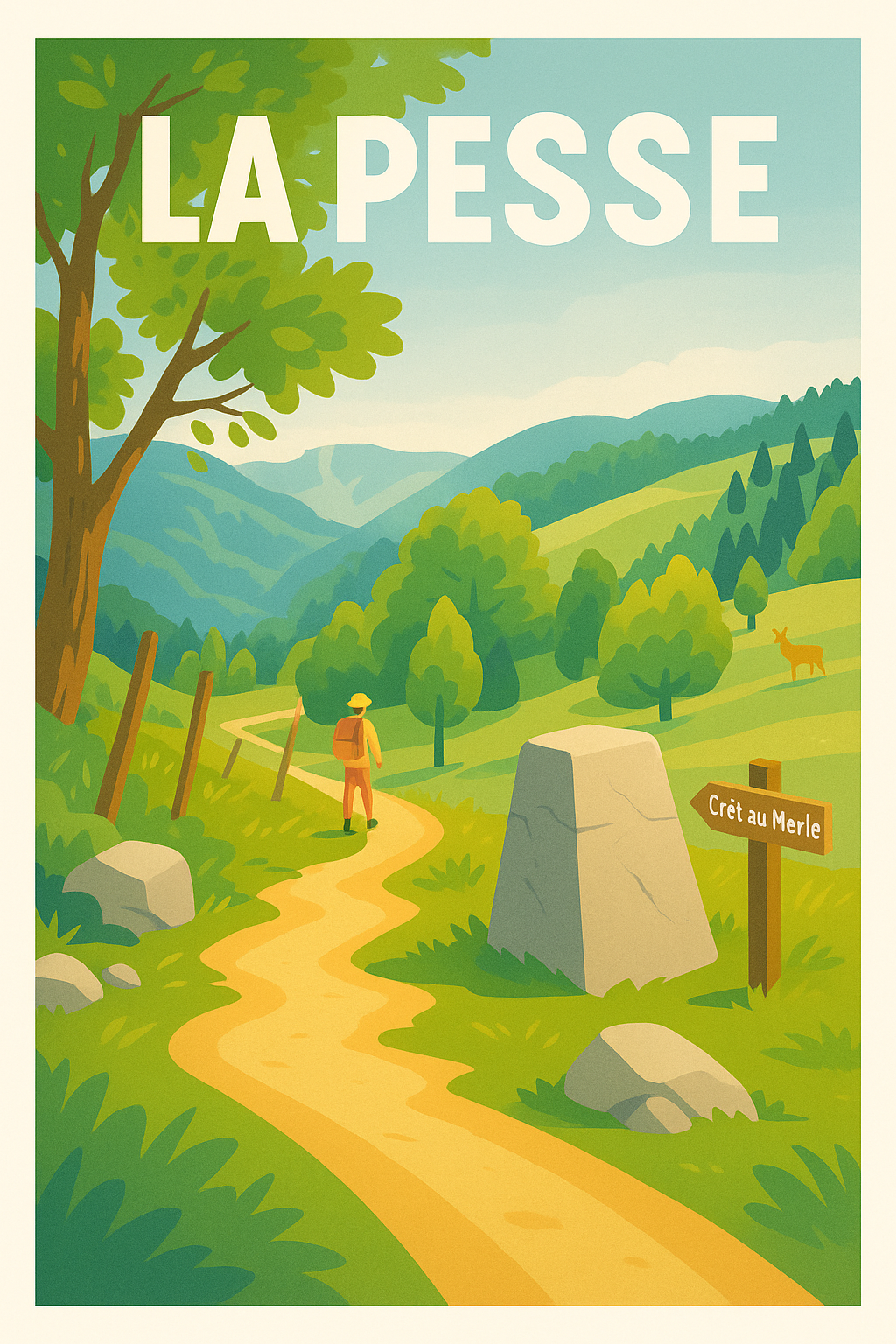 Affiche de La Pesse - Invitation à la nature sauvage