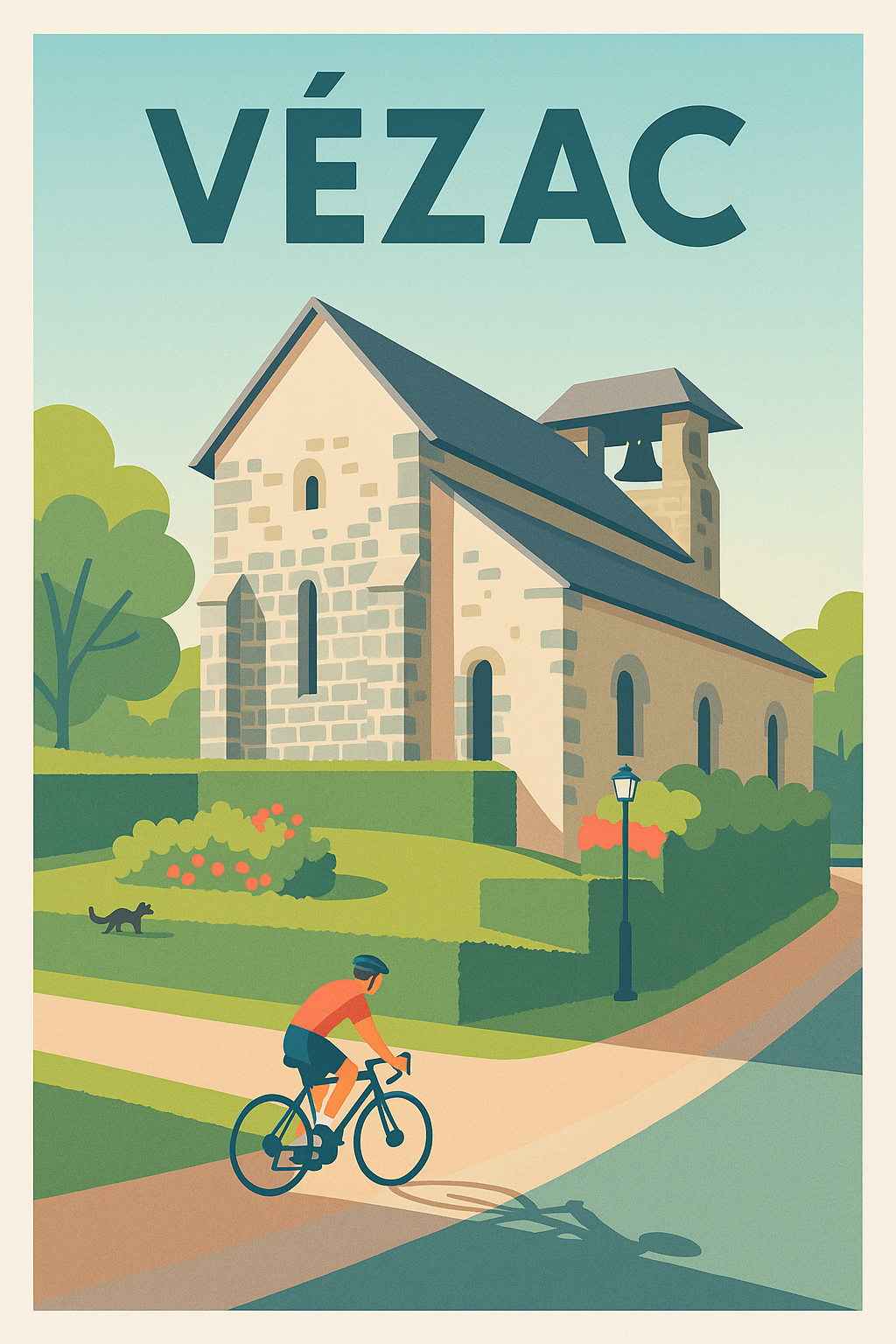 Affiche de Vézac - Charme et sérénité en Périgord