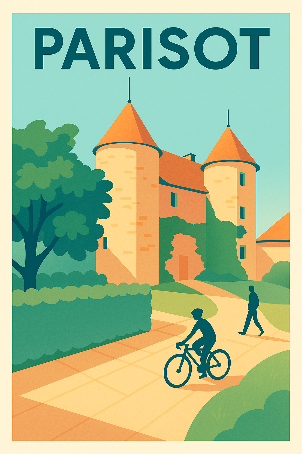 Affiche de Parisot - Charme historique et douceur de vivre