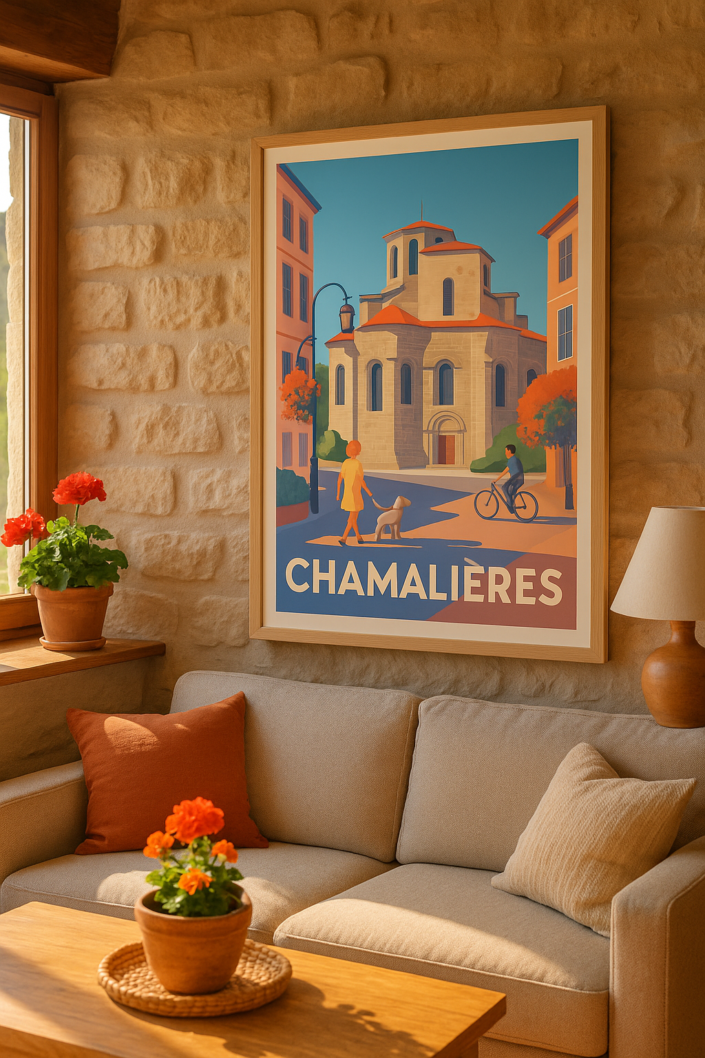 Mise en situation Affiche de Chamalières - Charme urbain et douceur de vivre