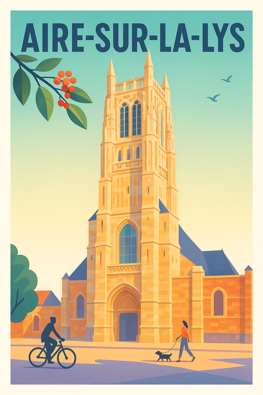 Affiche de Aire-sur-la-Lys - Charme historique et douceur de vivre