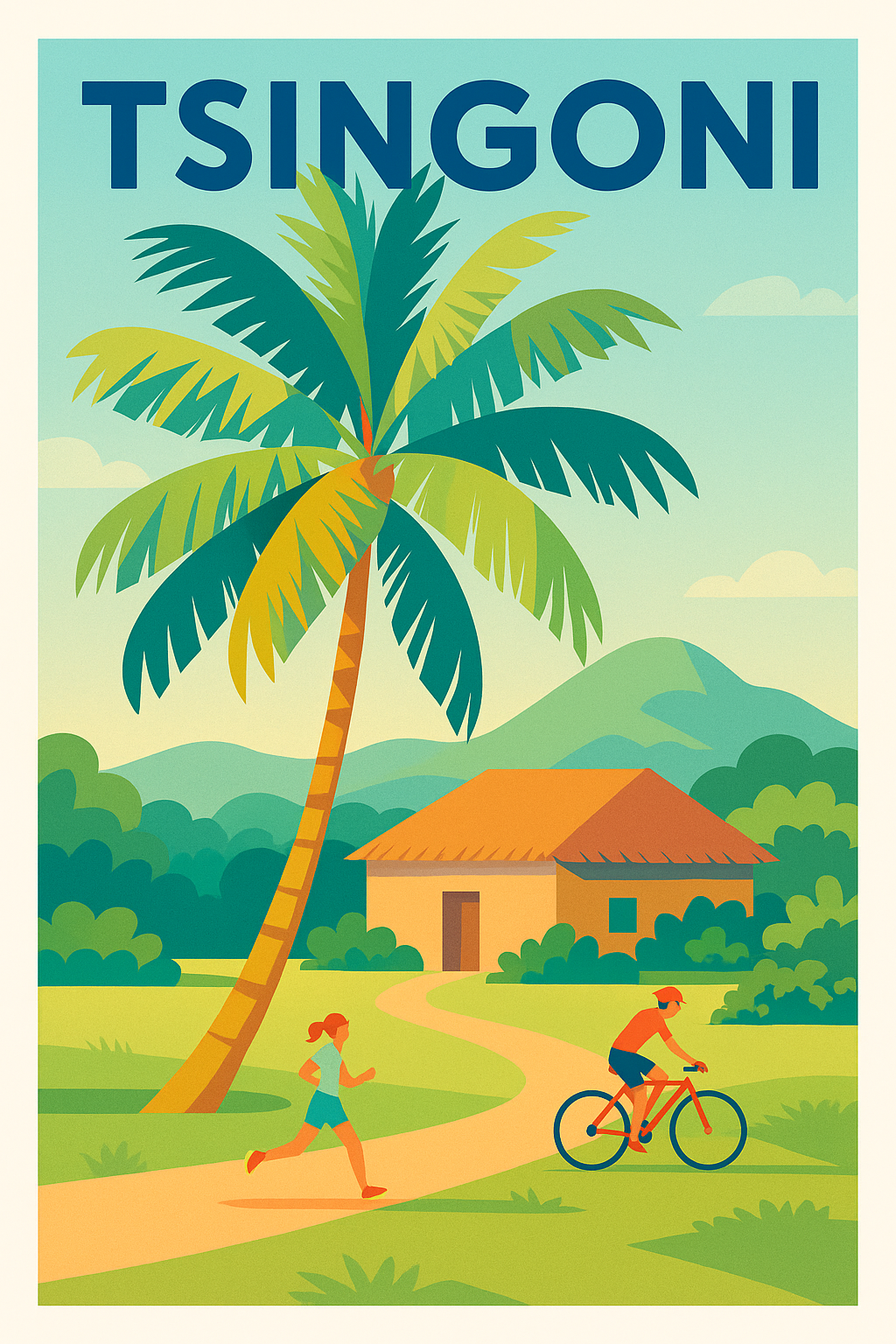 Affiche de Tsingoni - Escapade tropicale et nature retrouvée