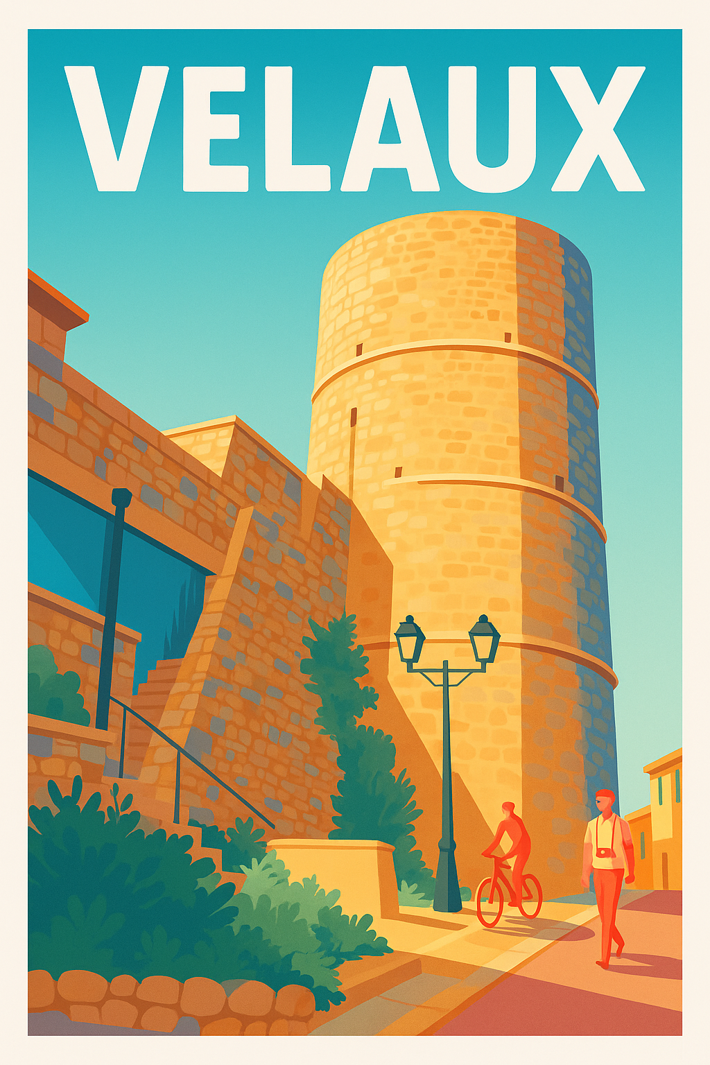 Affiche de Velaux - Charme historique sous le soleil provençal