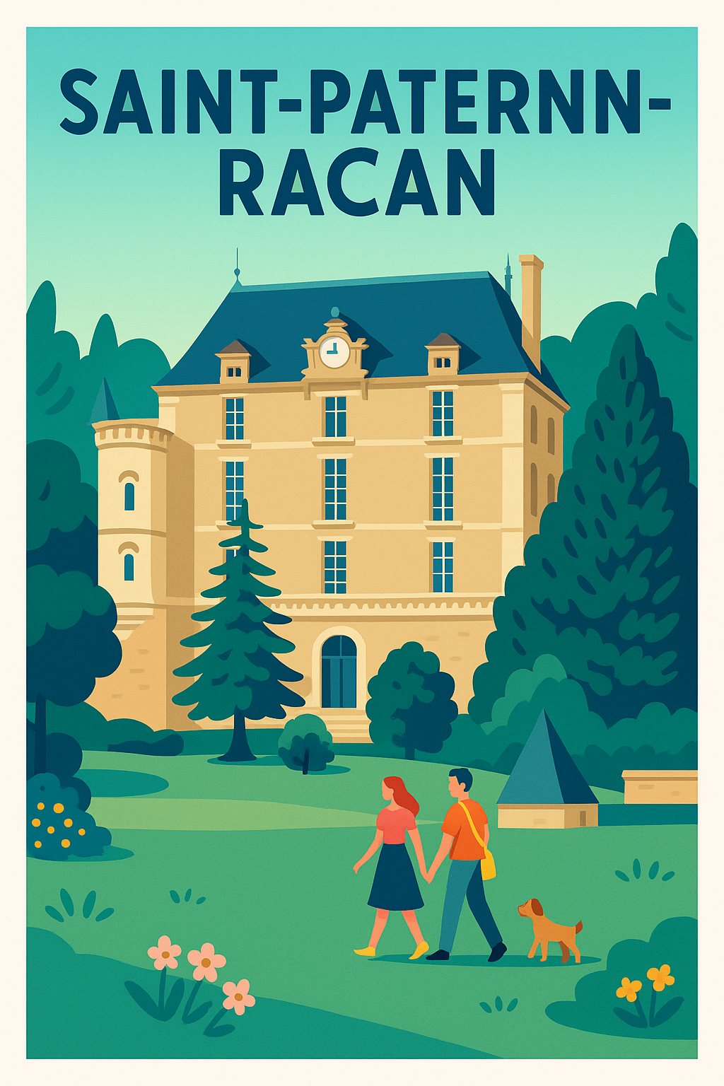 Affiche de Saint-Paterne-Racan - Charme et nature en harmonie