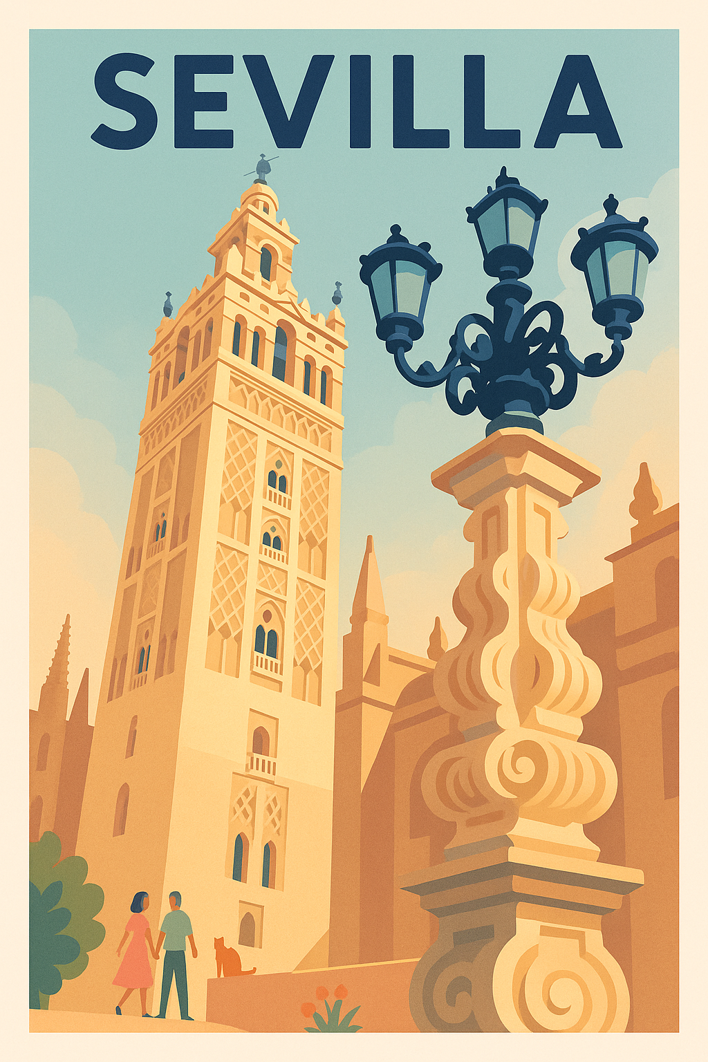 Affiche de Séville - Voyage au cœur de l'Andalousie historique