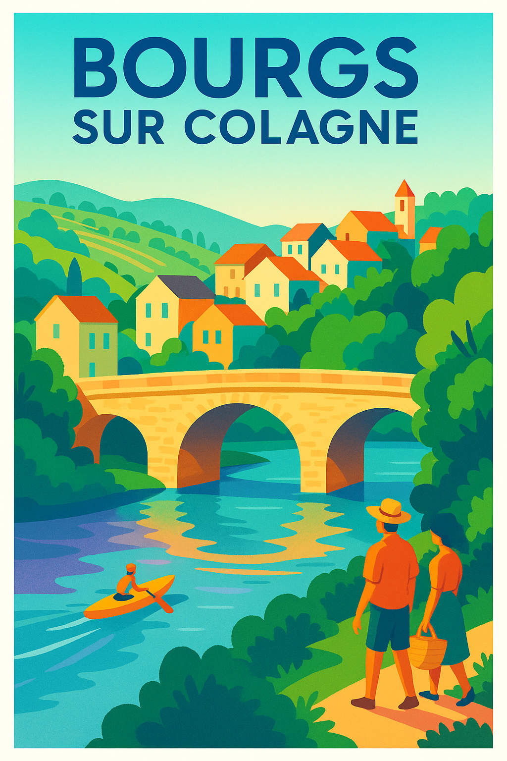 Affiche de Bourgs sur Colagne - Charme et sérénité au cœur de la nature